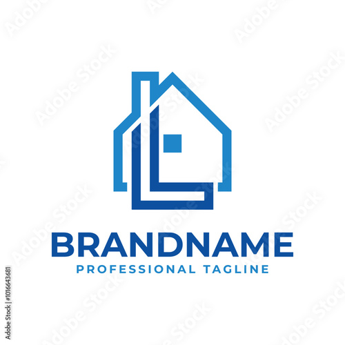 Letter L Home Logo, suitable or any business related to Home with l initial