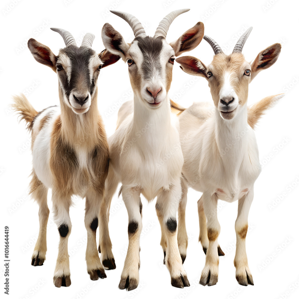 Goats isolate on transparency background Goats isolate on transparency background