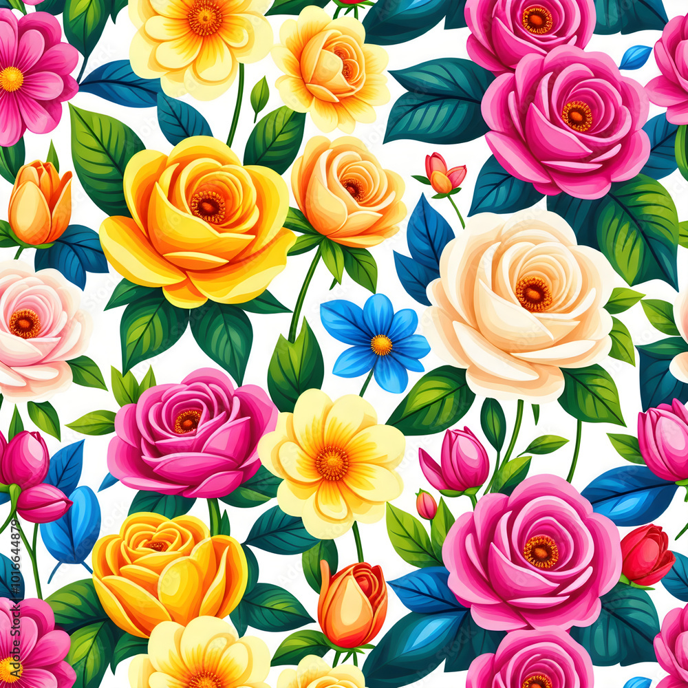 seamless pattern with roses
seamless pattern with roses