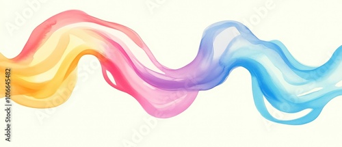 Colorful abstract wave designs in flowing motion, perfect for backgrounds and graphic elements.