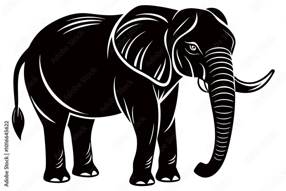 Fototapeta premium Creative animal icon line art Vector Art Illustration – SVG Design.