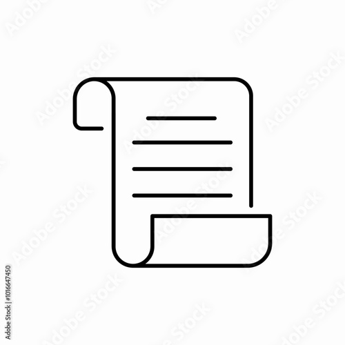 contract check flat icon sign vector