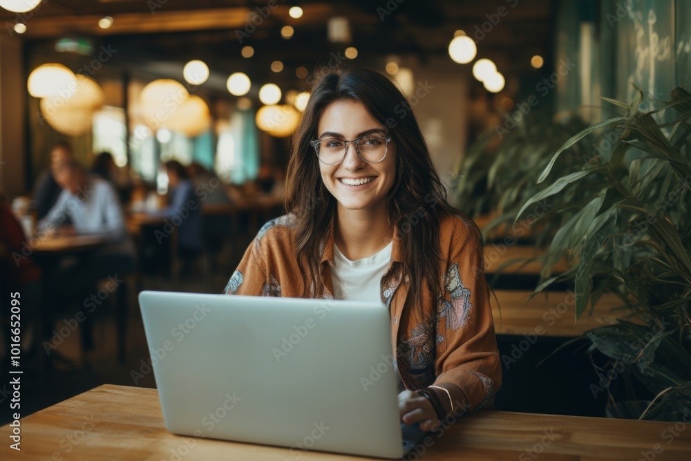 Woman smiling laptop computer smile. Woman smiling laptop computer smile.