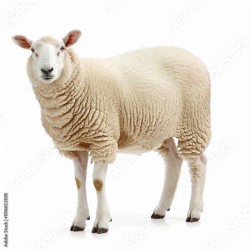 sheep isolated on white background isolated 