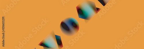 Fluid color geometric shapes abstract background. Vector Illustration For Wallpaper, Banner, Background, Card, Book Illustration, landing page