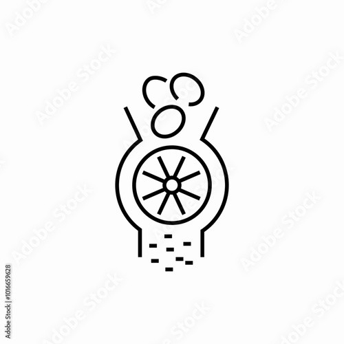 coffee grinder icon sign vector