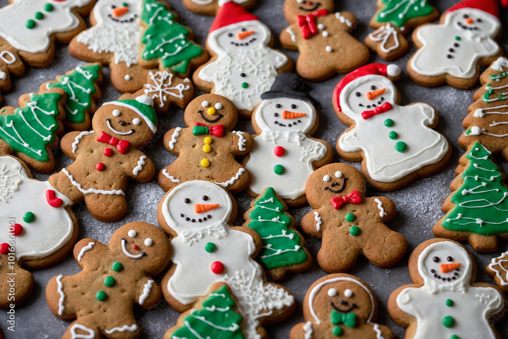 gingerbread man and christmas cookies gingerbread man and christmas cookies
