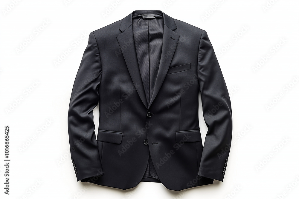 Classic black men suit isolated on the white background. Classic black men suit isolated on the white background.