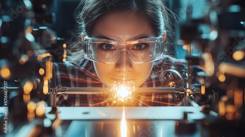 Quantum Computing Research: Woman Scientist Works on Cutting-Edge Technology