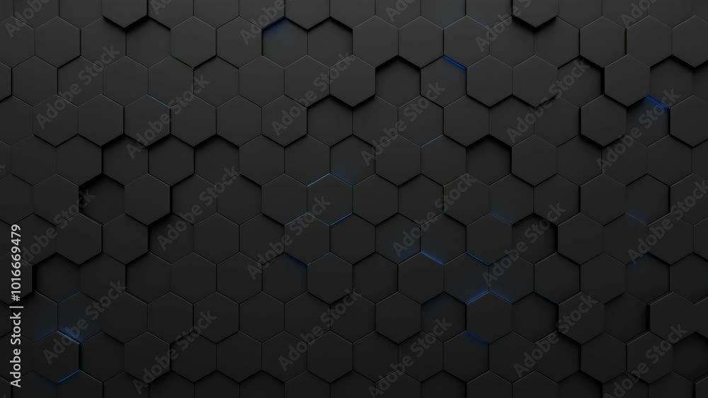 3d abstract hexagons background. 3d abstract hexagons background.