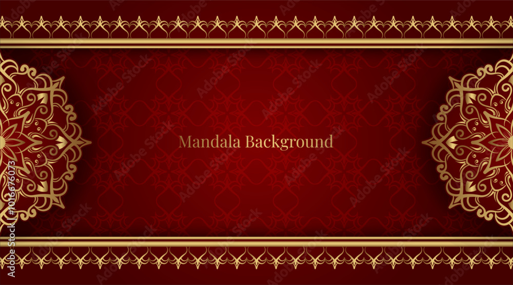 Luxury background with ornamental mandala Luxury background with ornamental mandala