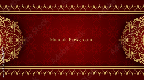 Luxury background with ornamental mandala