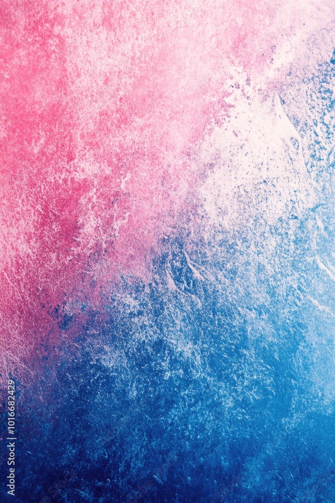 Obraz premium Snowboarding on Pink Blue Background
