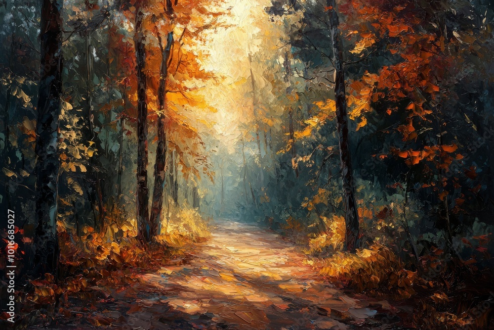 Abstract oil painting illustration background created with Generative AI Abstract oil painting illustration background created with Generative AI