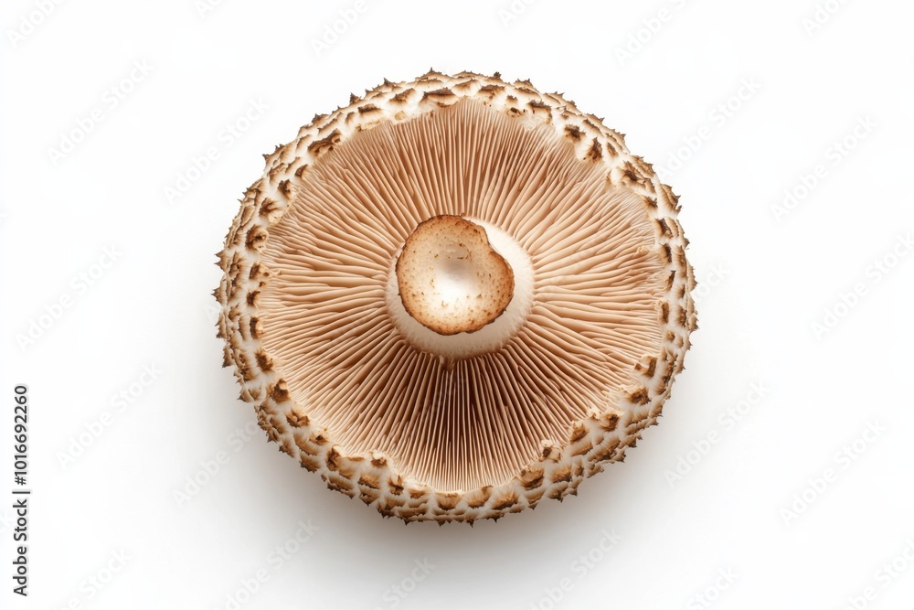 Majestic Solitude of a Rare Hedgehog Mushroom Majestic Solitude of a Rare Hedgehog Mushroom