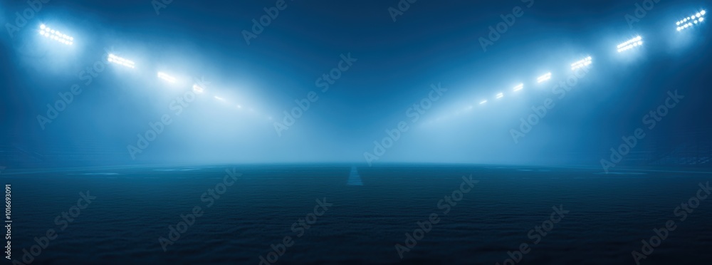 Obraz premium Stadium Lights & Fog.
