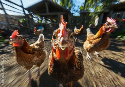 Chicken Close Up. photo