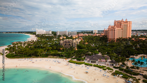 Drone of Beautiful Bahamas Perfect Day