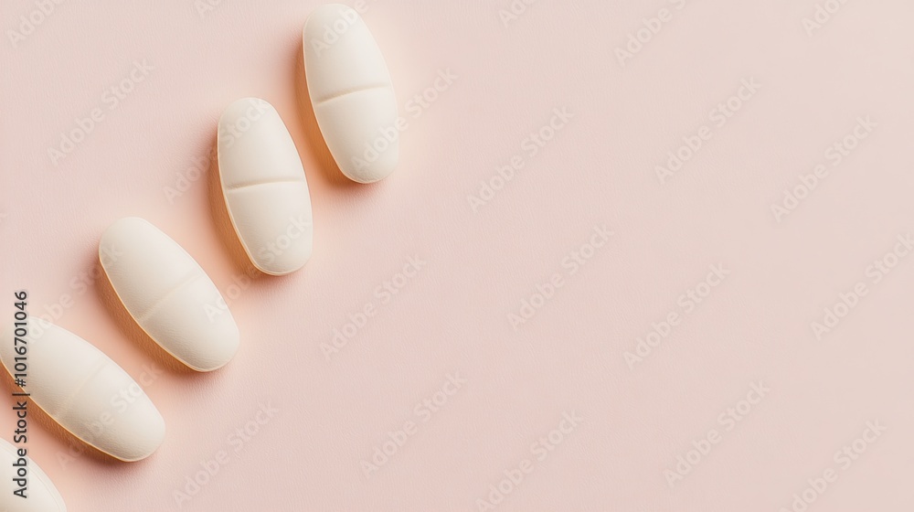 An illustration of modern medicine illustrates the availability and variety of pills and tablets amidst vibrant pink and peach backgrounds. An illustration of modern medicine illustrates the availability and variety of pills and tablets amidst vibrant pink and peach backgrounds.