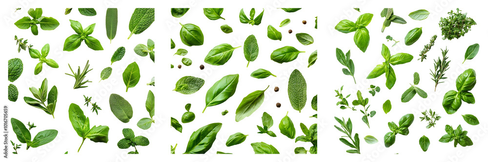Herbs and spices illustrations in various styles isolated on transparent background perfect for food-themed illustrations or culinary designs Herbs and spices illustrations in various styles isolated on transparent background perfect for food-themed illustrations or culinary designs