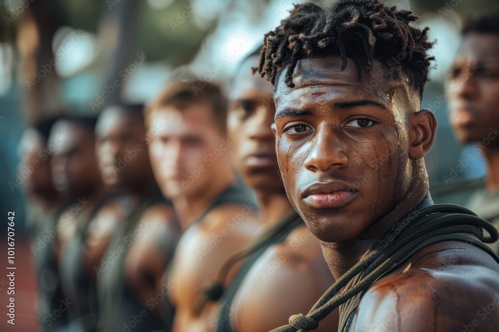 Fitness trainers leading boot camp workouts, health, motivation Fitness trainers leading boot camp workouts, health, motivation