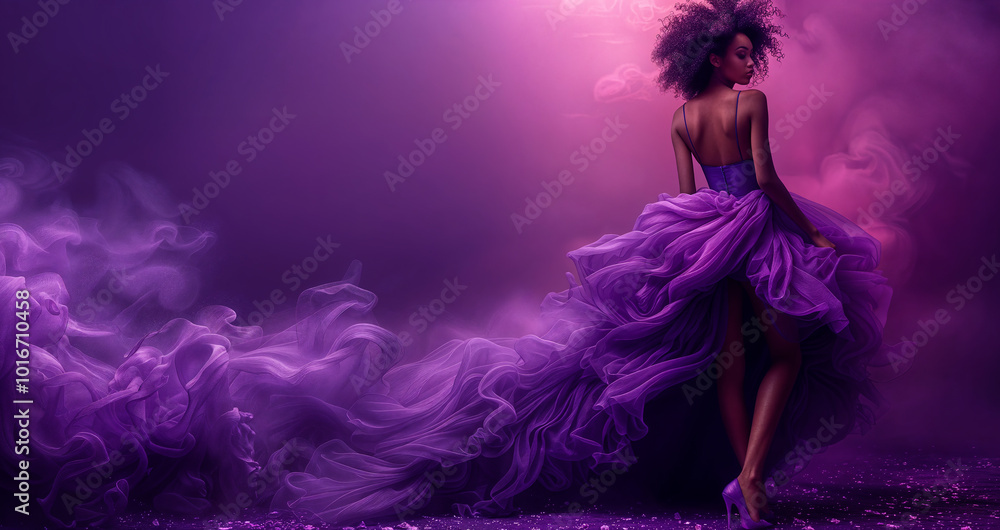 A beautiful model girl in an elegant dress A beautiful model girl in an elegant dress