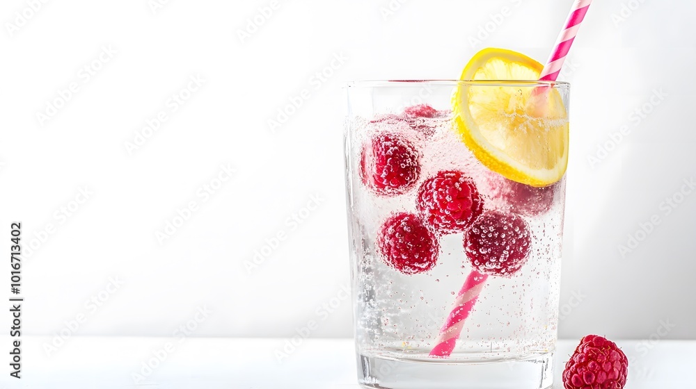 Refreshing Lemon Raspberry Sparkling Water Refreshing Lemon Raspberry Sparkling Water