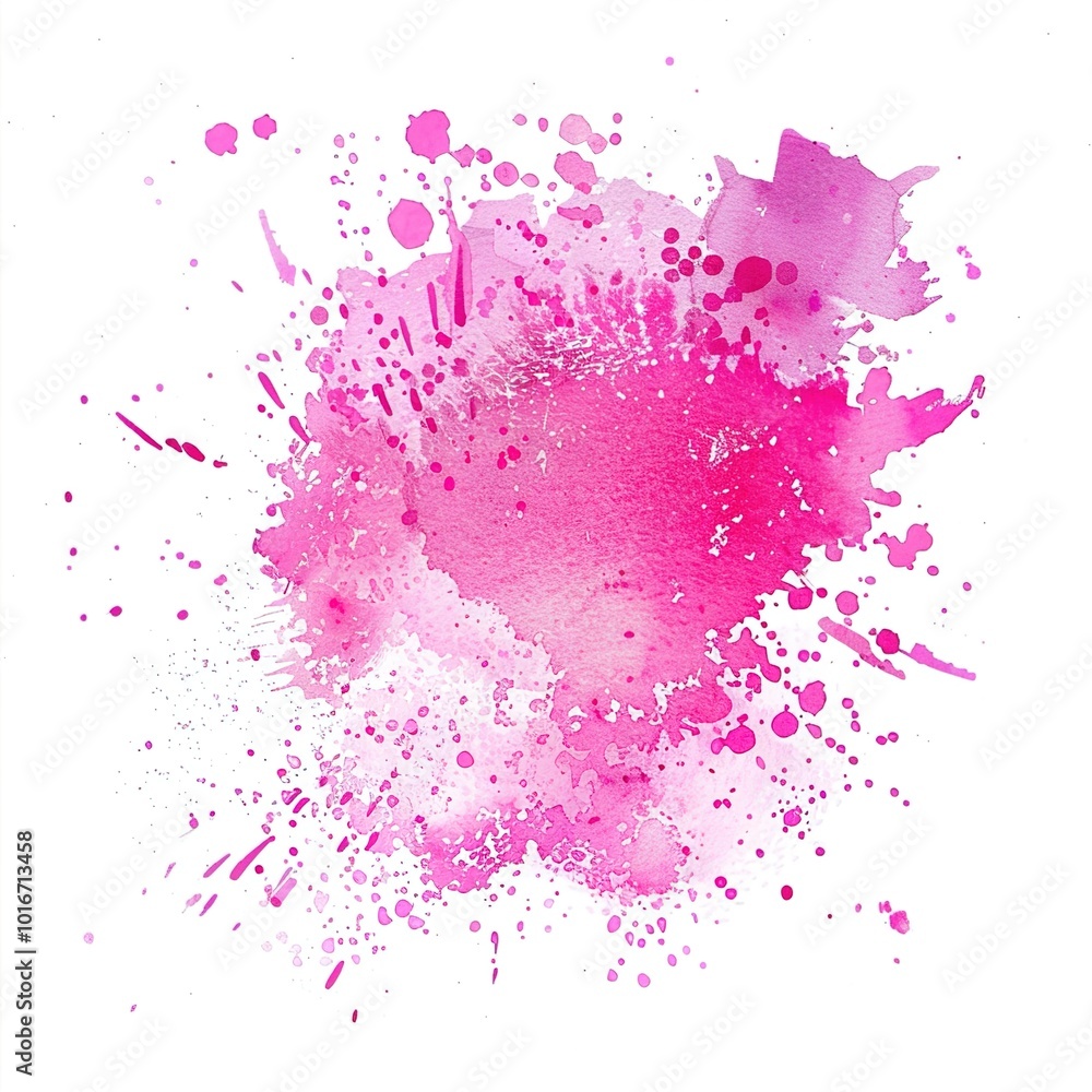 Pink gradient splatter brush, watercolor, can be used as design material, banner, logo background. Pink gradient splatter brush, watercolor, can be used as design material, banner, logo background.
