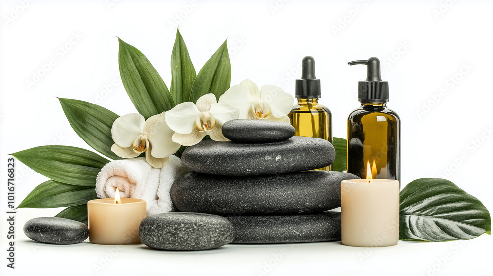 Spa accessory set on a white background. beauty wellness, massage therapy, zen, relax, candle bath. Spa accessory set on a white background. beauty wellness, massage therapy, zen, relax, candle bath.