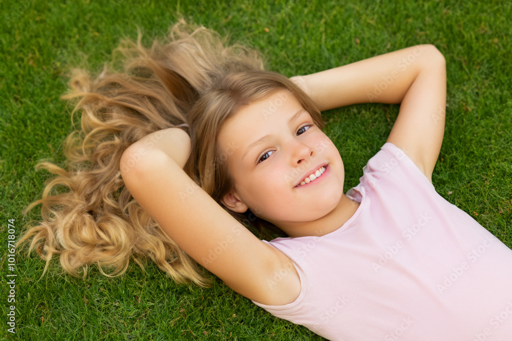 Girl rests on green lawn. lifestyle nature grass concept. girl lies on a green on a lawn. a girl lies on a green lifestyle lawn and rests. Girl rests on green lawn. lifestyle nature grass concept. girl lies on a green on a lawn. a girl lies on a green lifestyle lawn and rests.