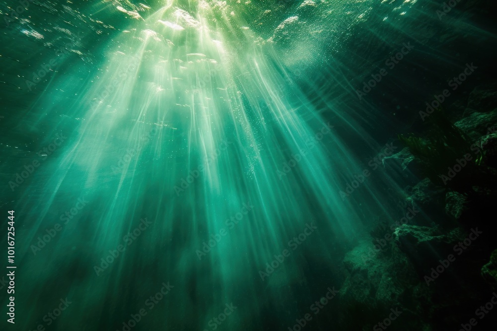 Fototapeta premium Underwater Sea underwater ocean sea.