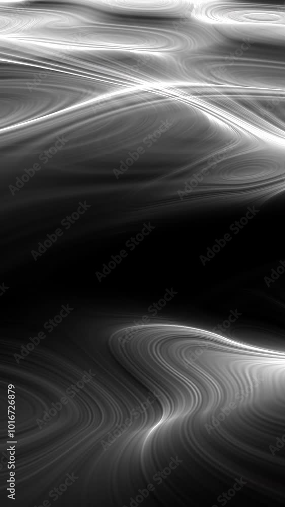 An Abstract Representation of Black and White Fluid Motion Art and Design Concepts An Abstract Representation of Black and White Fluid Motion Art and Design Concepts