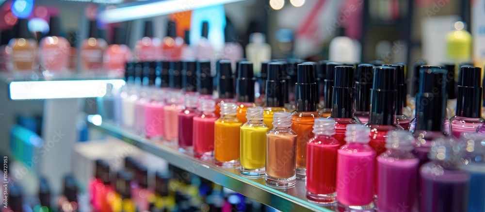 Cosmetic Product Displays in Retail Setting Cosmetic Product Displays in Retail Setting