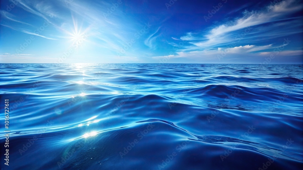 Abstract blue ocean background with asymmetrical water patterns Abstract blue ocean background with asymmetrical water patterns