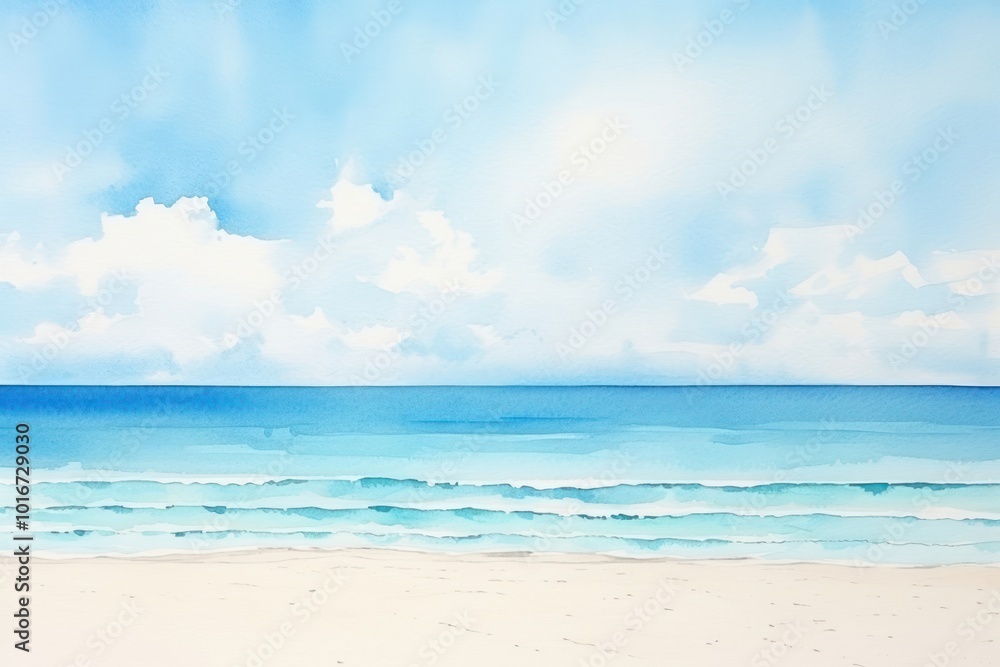 Obraz premium Beach outdoors horizon nature.