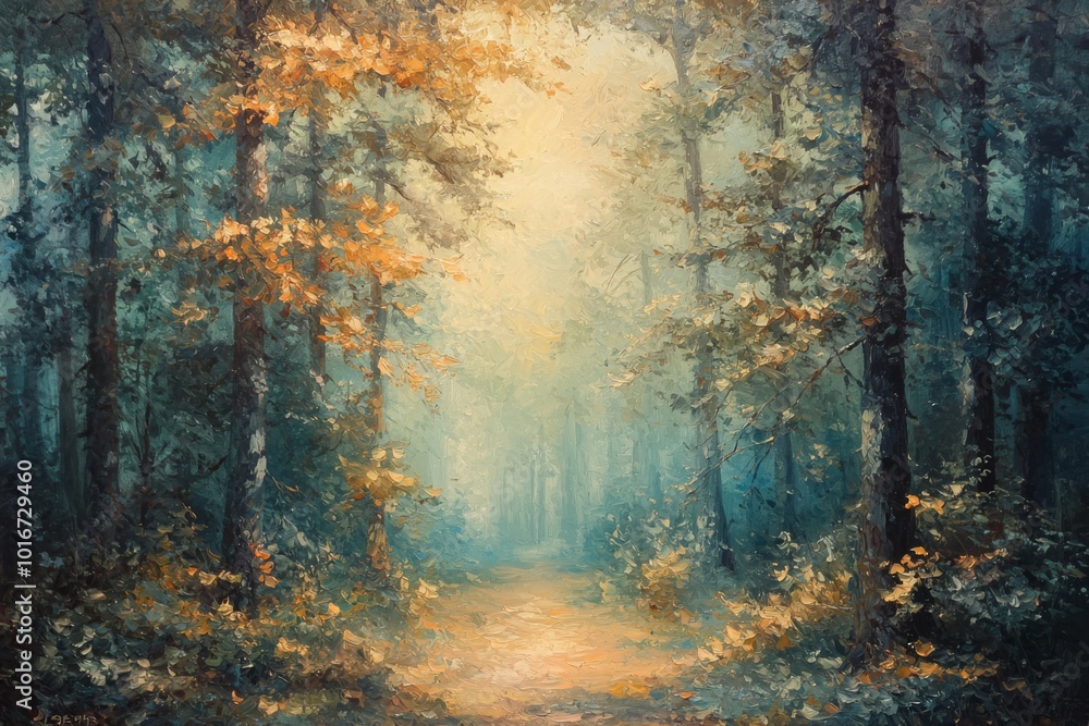Abstract oil painting illustration background created with Generative AI Abstract oil painting illustration background created with Generative AI