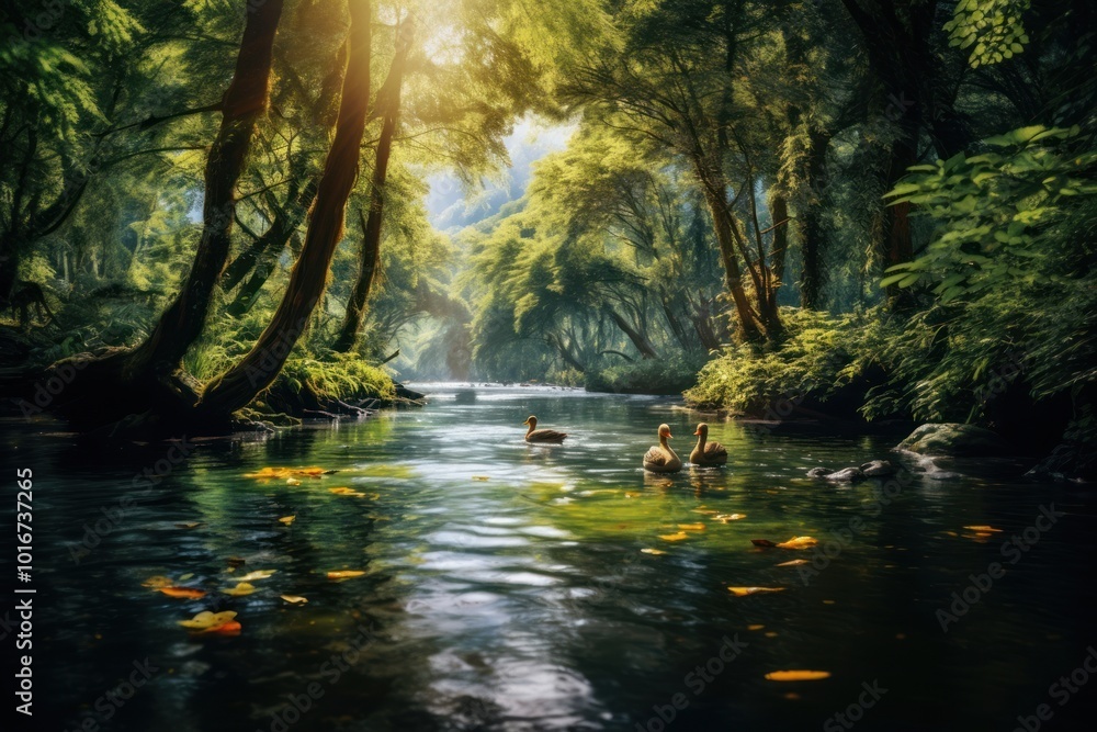 Nature landscape outdoors woodland. Nature landscape outdoors woodland.