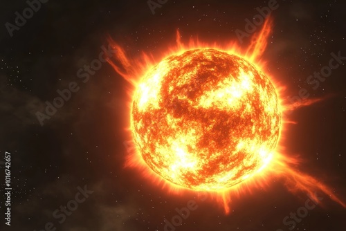 The active sun erupting with solar flares