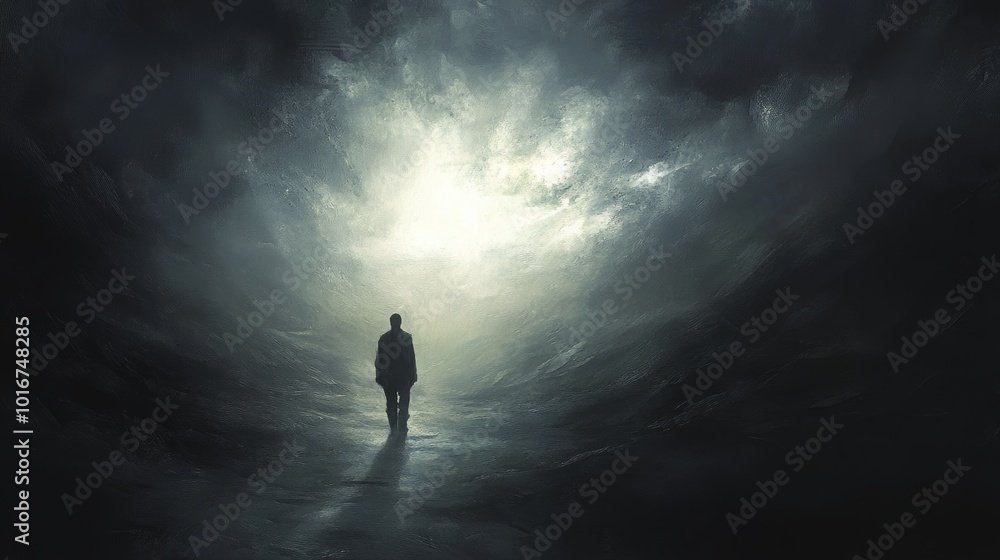 We walk toward the light. We walk toward the light.