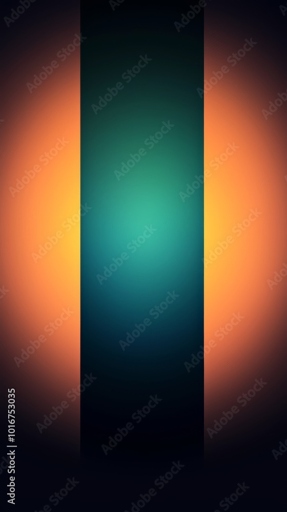 a square, situated in a room's center, with a light visible at its end a square, situated in a room's center, with a light visible at its end