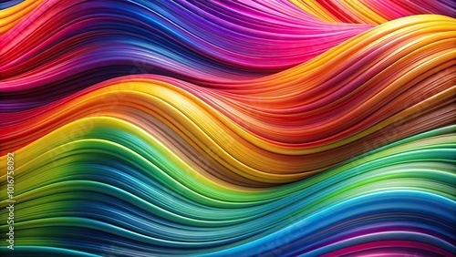 Wallpaper Mural Abstract colorful background with wave patterns Torontodigital.ca