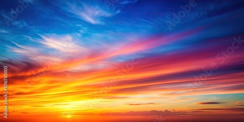 Abstract colorful gradient sunset sky background