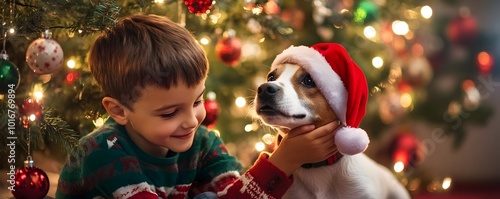 Joyful Christmas with Boy a...