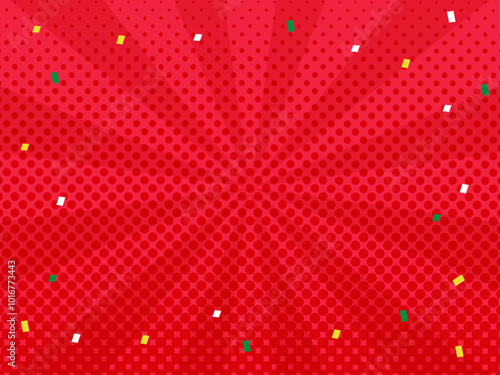 クリスマス　スーパーSALE　キャンペーン　紙吹雪　バナー背景