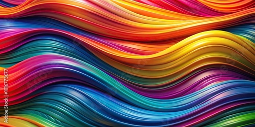 Abstract colorful waves background