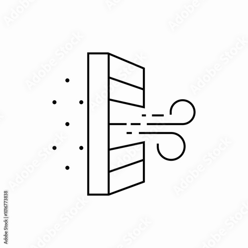 air conditioning icon sign vector