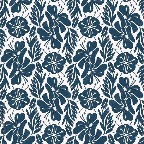 seamless pattern with flowers