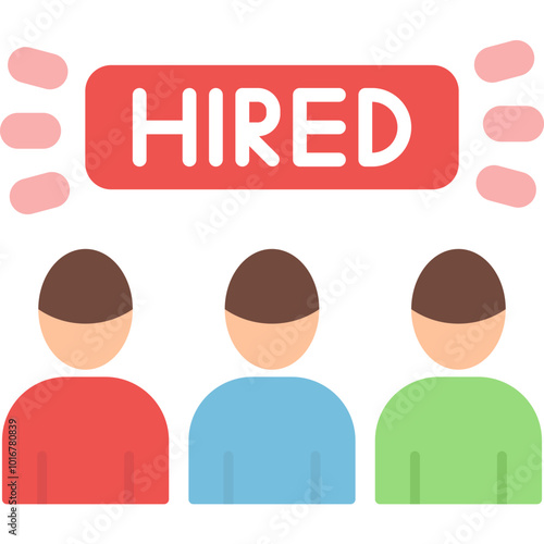 Hired icon