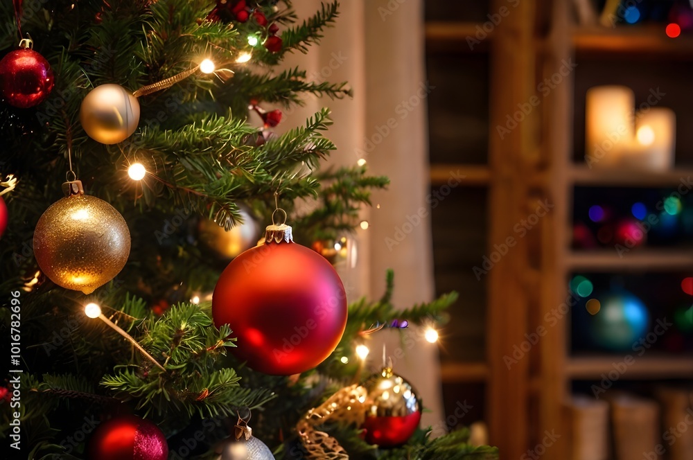 Fototapeta premium merry christmas decoration