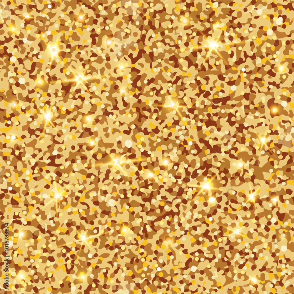 Gold glitter background. Shiny New Year texture. Bright seamless pattern of yellow rhinestones Gold glitter background. Shiny New Year texture. Bright seamless pattern of yellow rhinestones